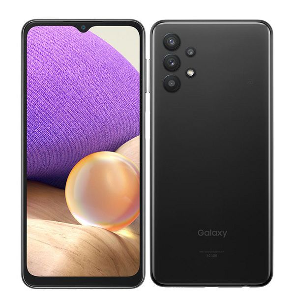 中古】 SCG08 Galaxy A32 5G オーサムブラック 本体 SIMフリー ...