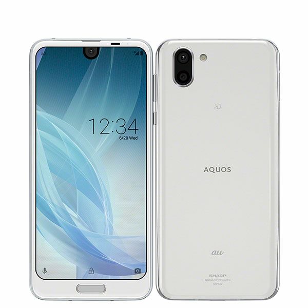 中古】 SHV42 AQUOS R2 プラチナホワイト スマホ 本体 SIMフリー Bランク シャープ SHARP shv42w7mtm  |【トリスマ本店】